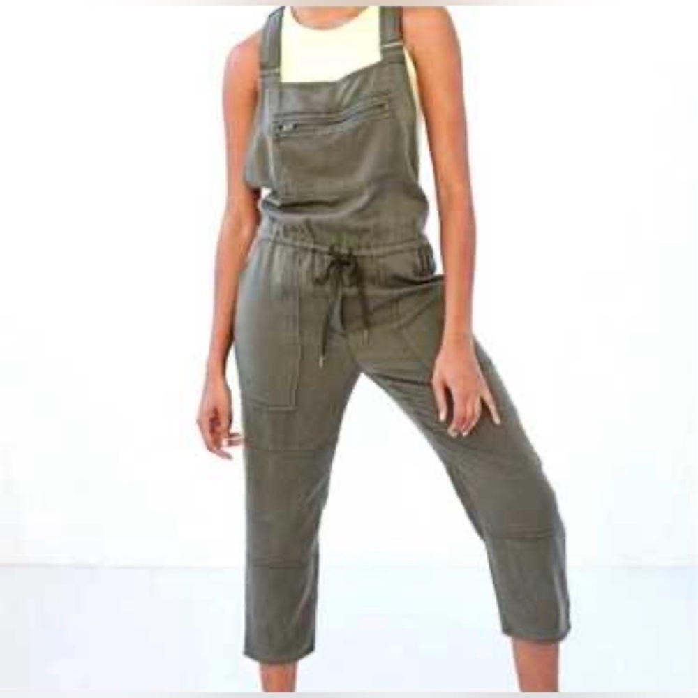 Wilfred Free Aritzia Valletta Overalls Olive Green XS